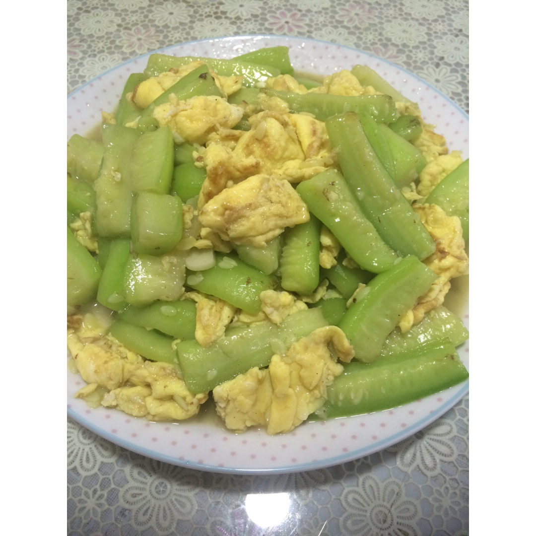 丝瓜炒蛋