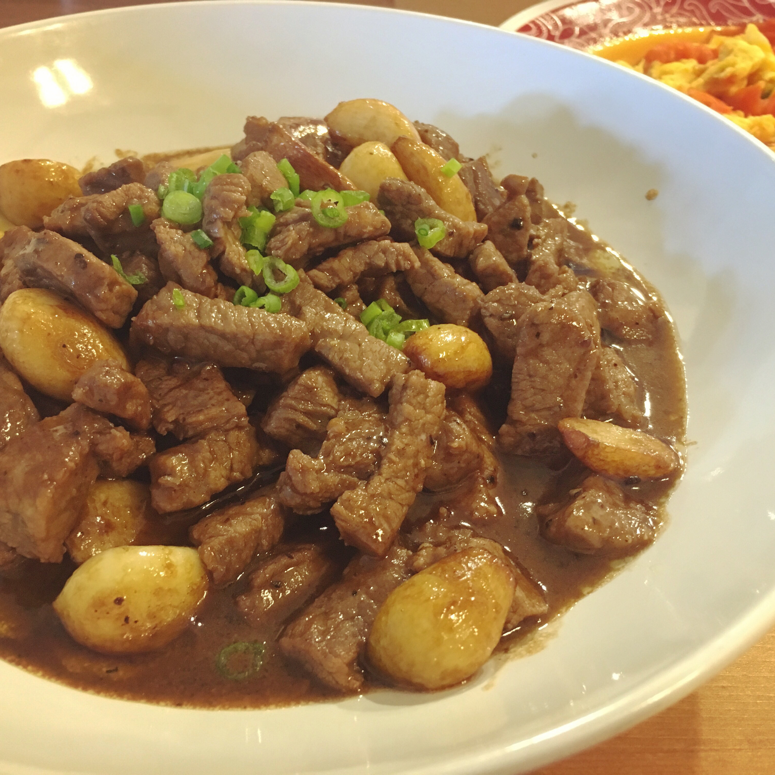 黑蒜子牛肉粒