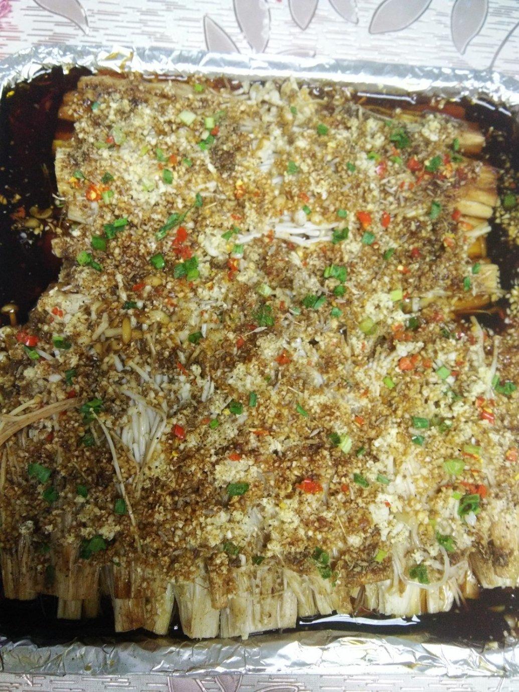 烤箱版烤金针菇