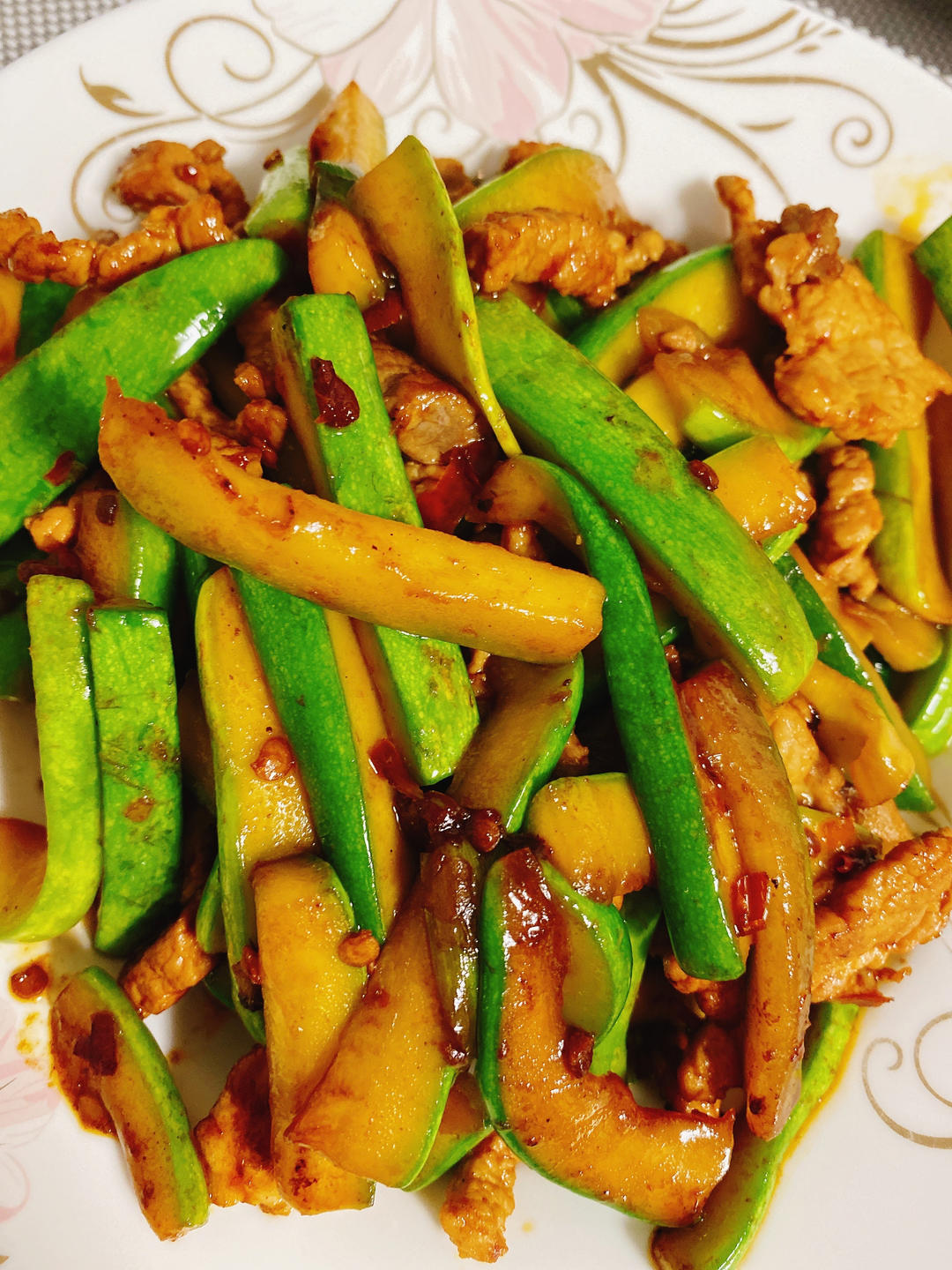 香炒西葫芦