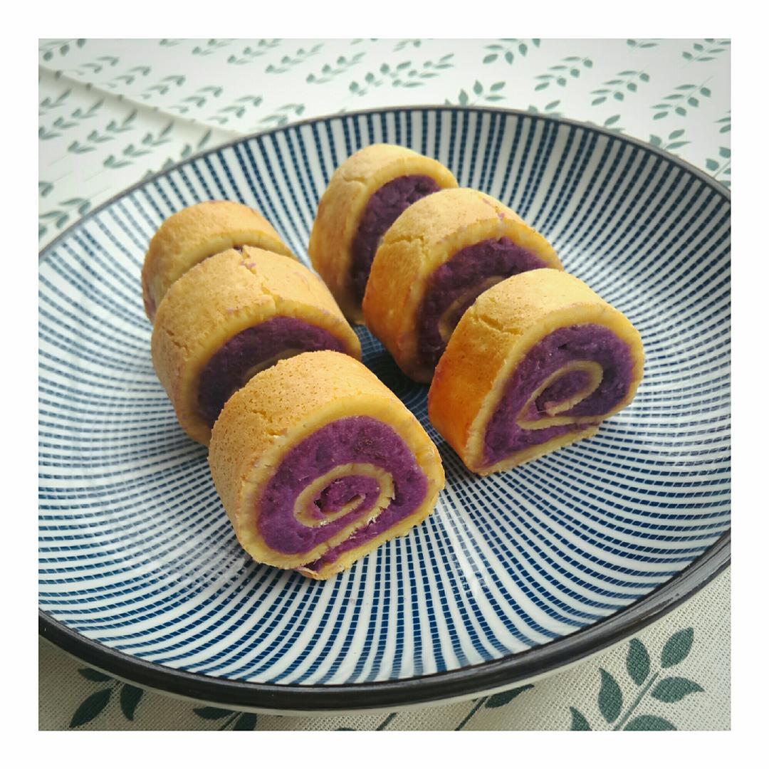 紫薯鸡蛋卷