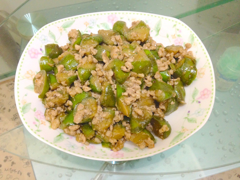 沙茶肉末茄子