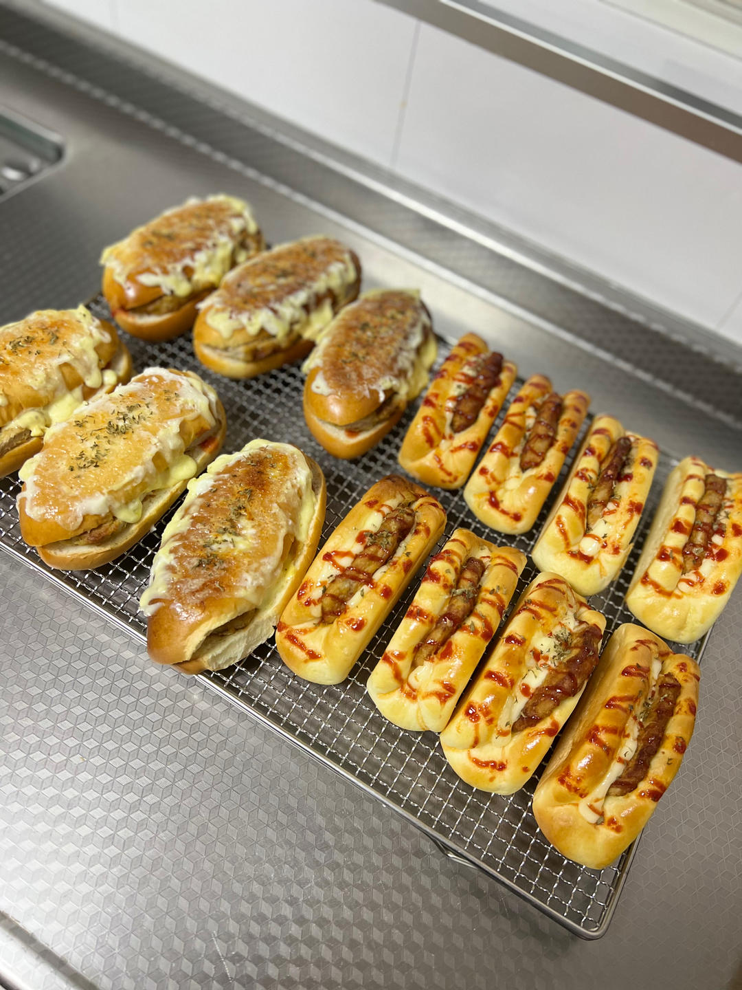 瀑布芝士鸡排包｜超级好吃的咸口面包