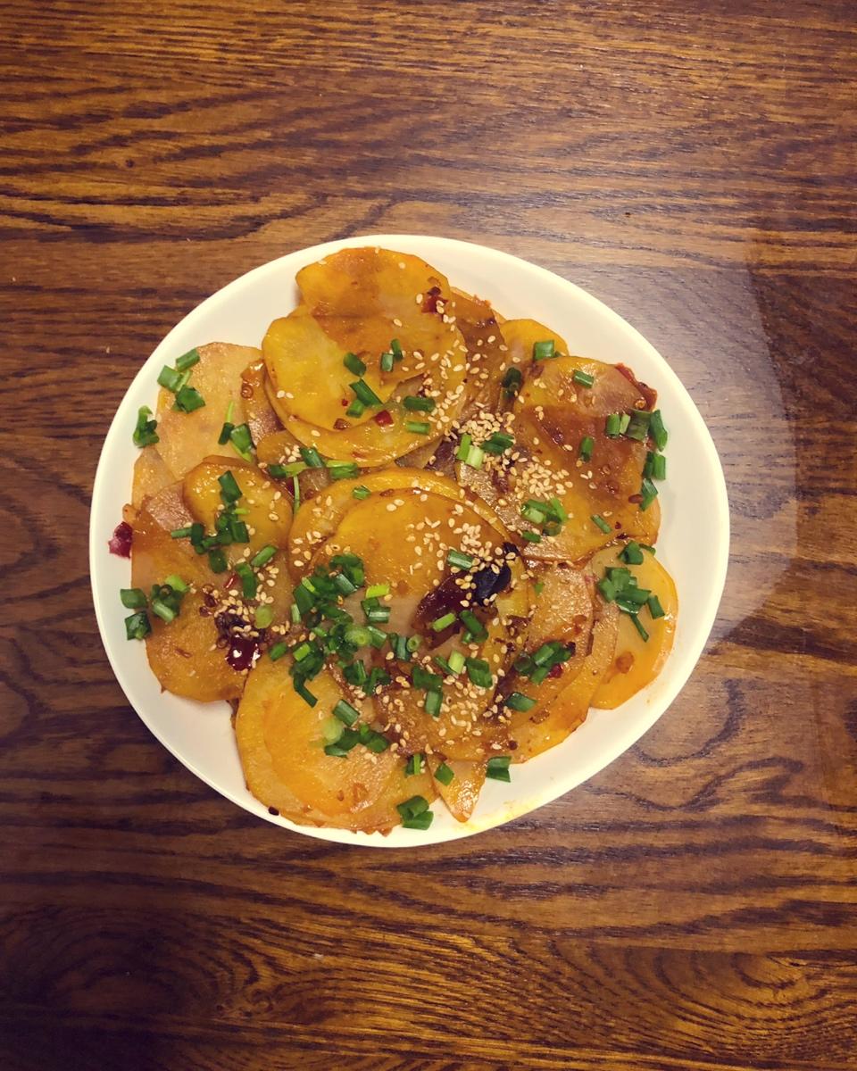 比肉好吃的香煎土豆