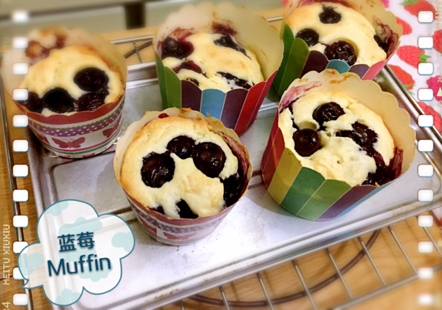 蓝莓玛芬蛋糕 Blueberry Muffin