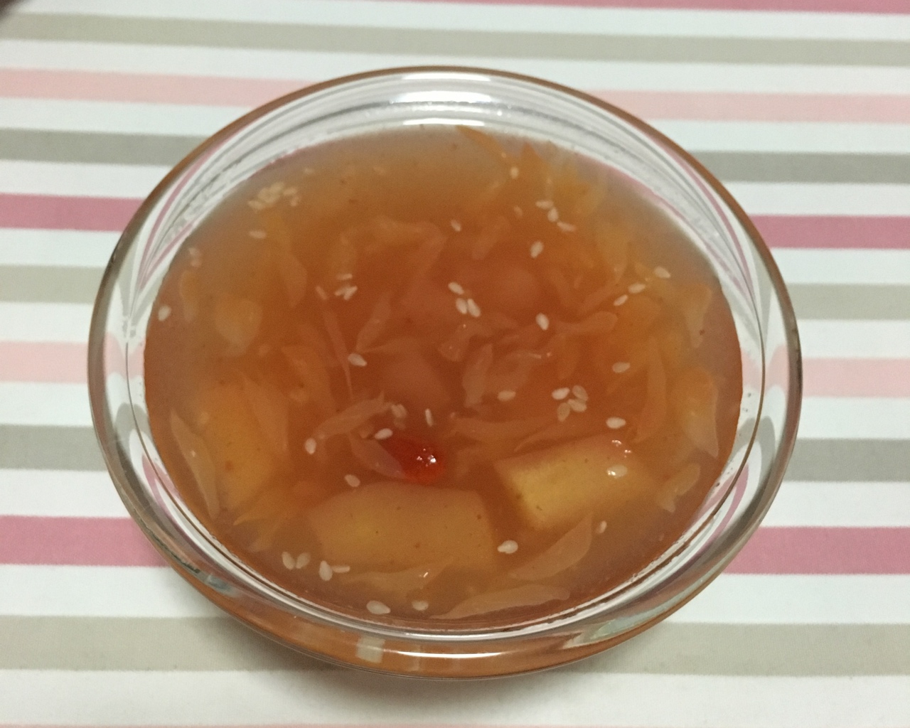 苹果柚子山楂汤