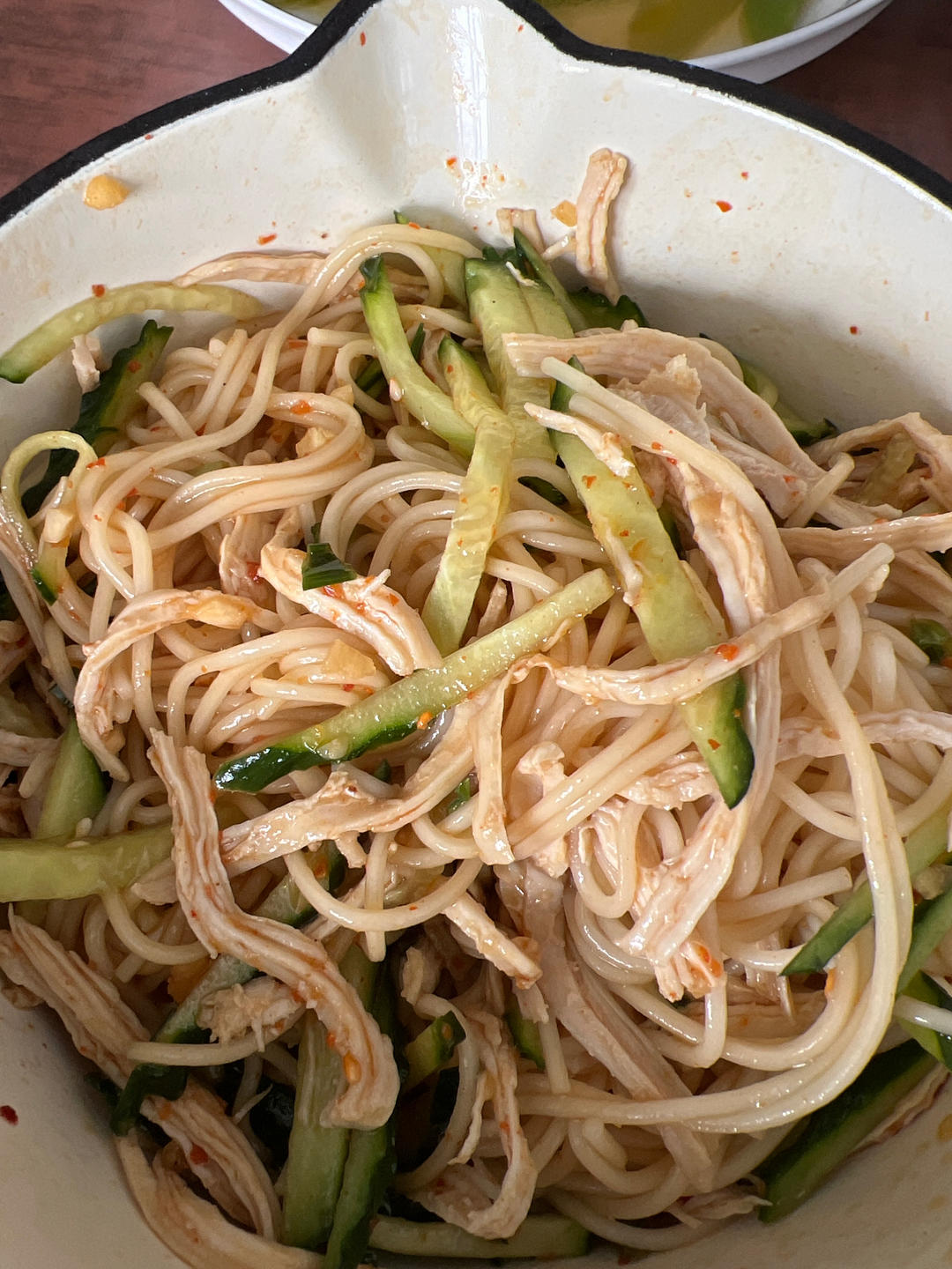 【夏日必备】爽口鸡丝凉面