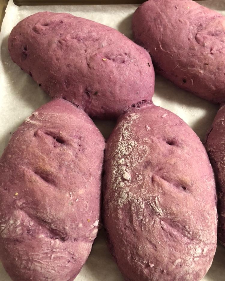 薯你最花心—紫薯无油软面包