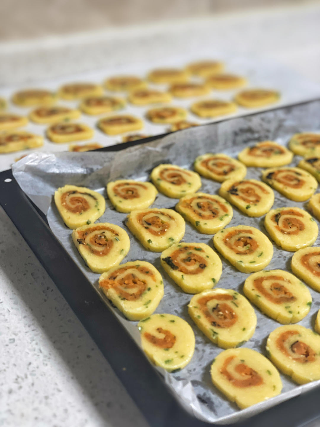 好吃看得见‼️满满的肉松❗️肉松卷饼干