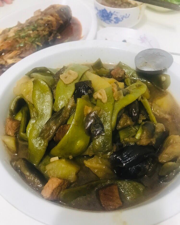东北的温暖-土豆茄子炖豆角