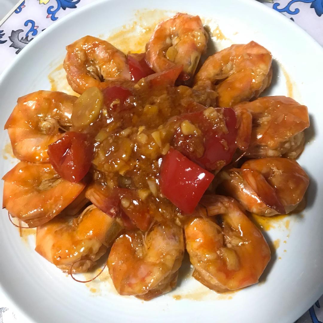 黄晓明茄汁大虾－中餐厅