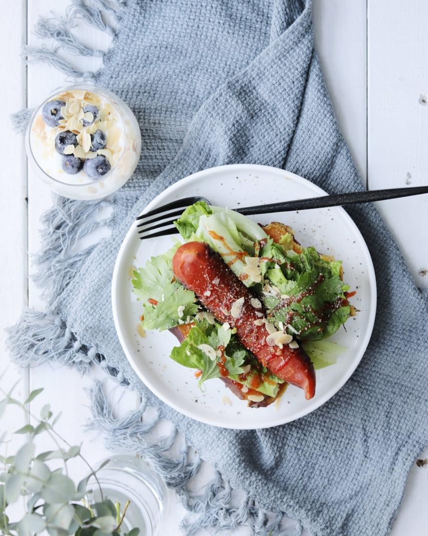 开启红薯热狗百搭吃法【健康主食】