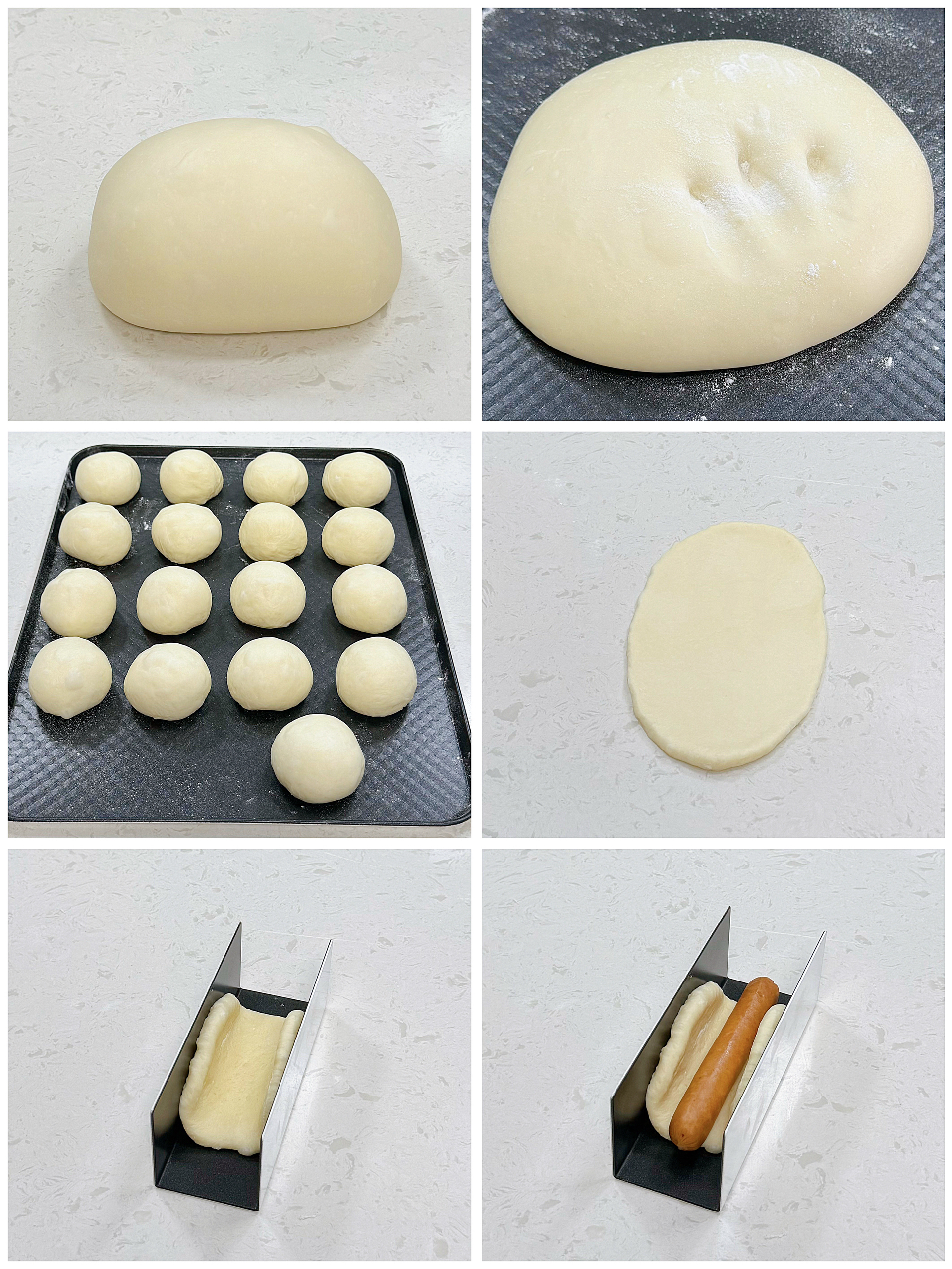玉米芝士香肠面包🌭的做法 步骤2