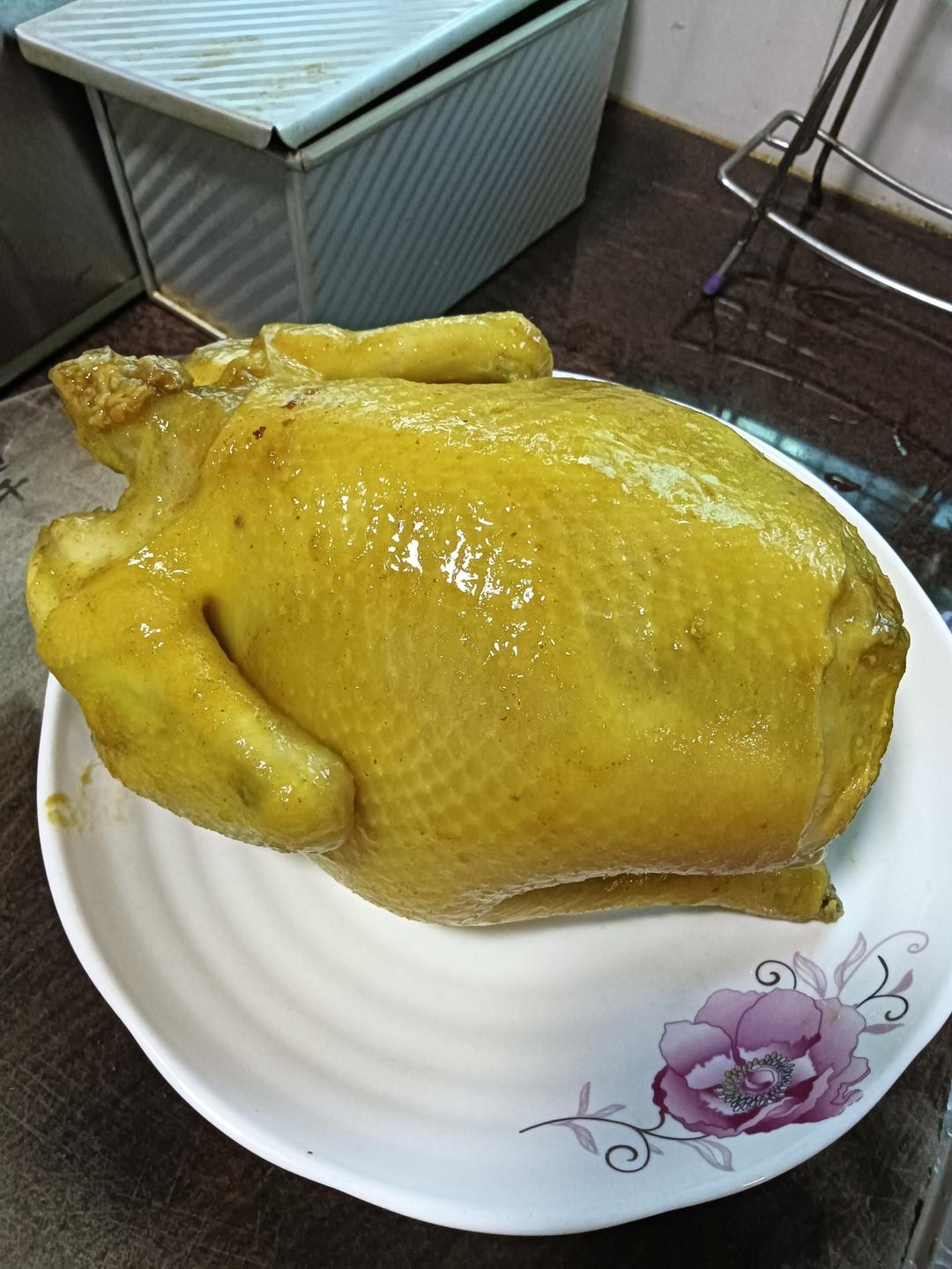 家常版盐焗鸡 做法简易 皮脆肉嫩