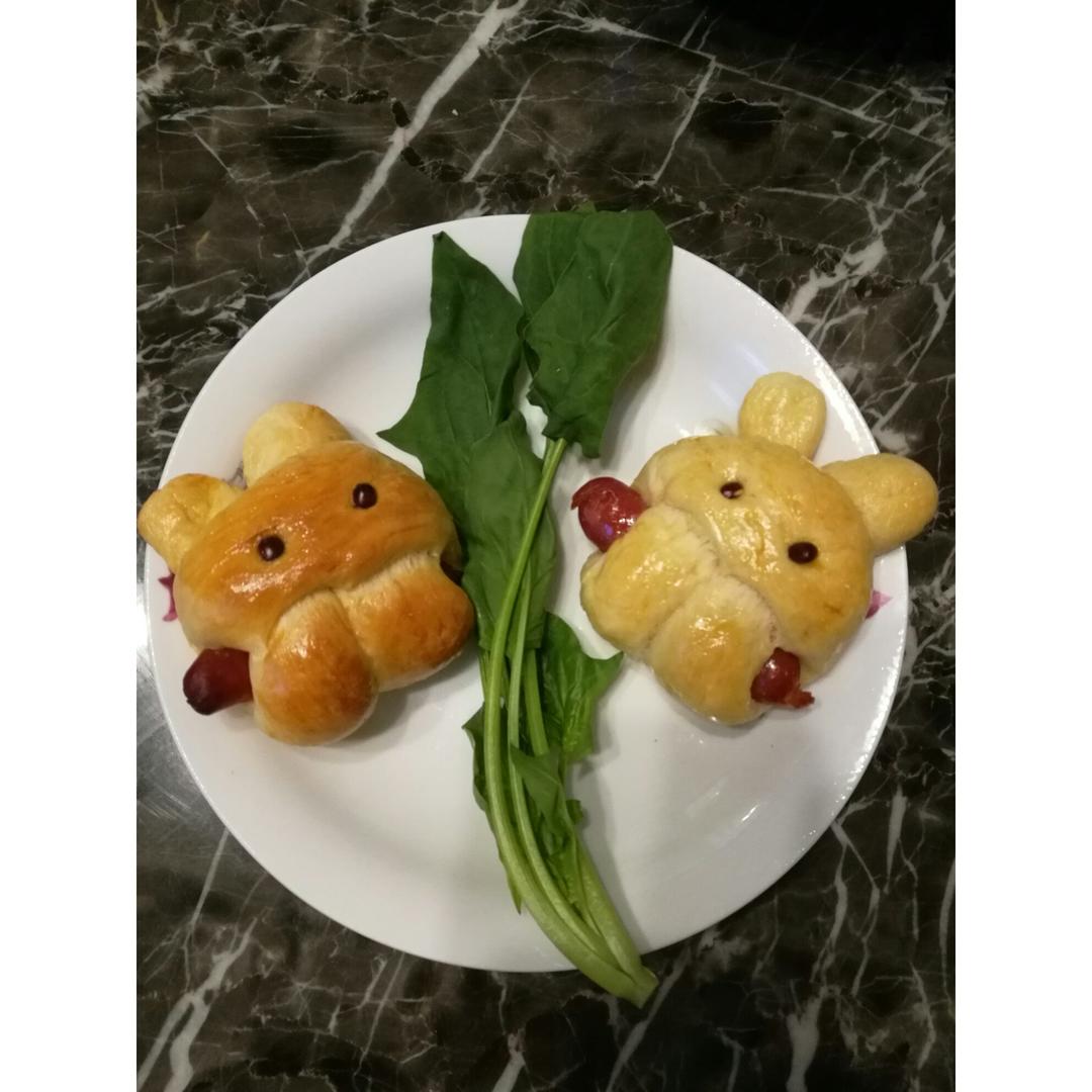 卡通兔子面包