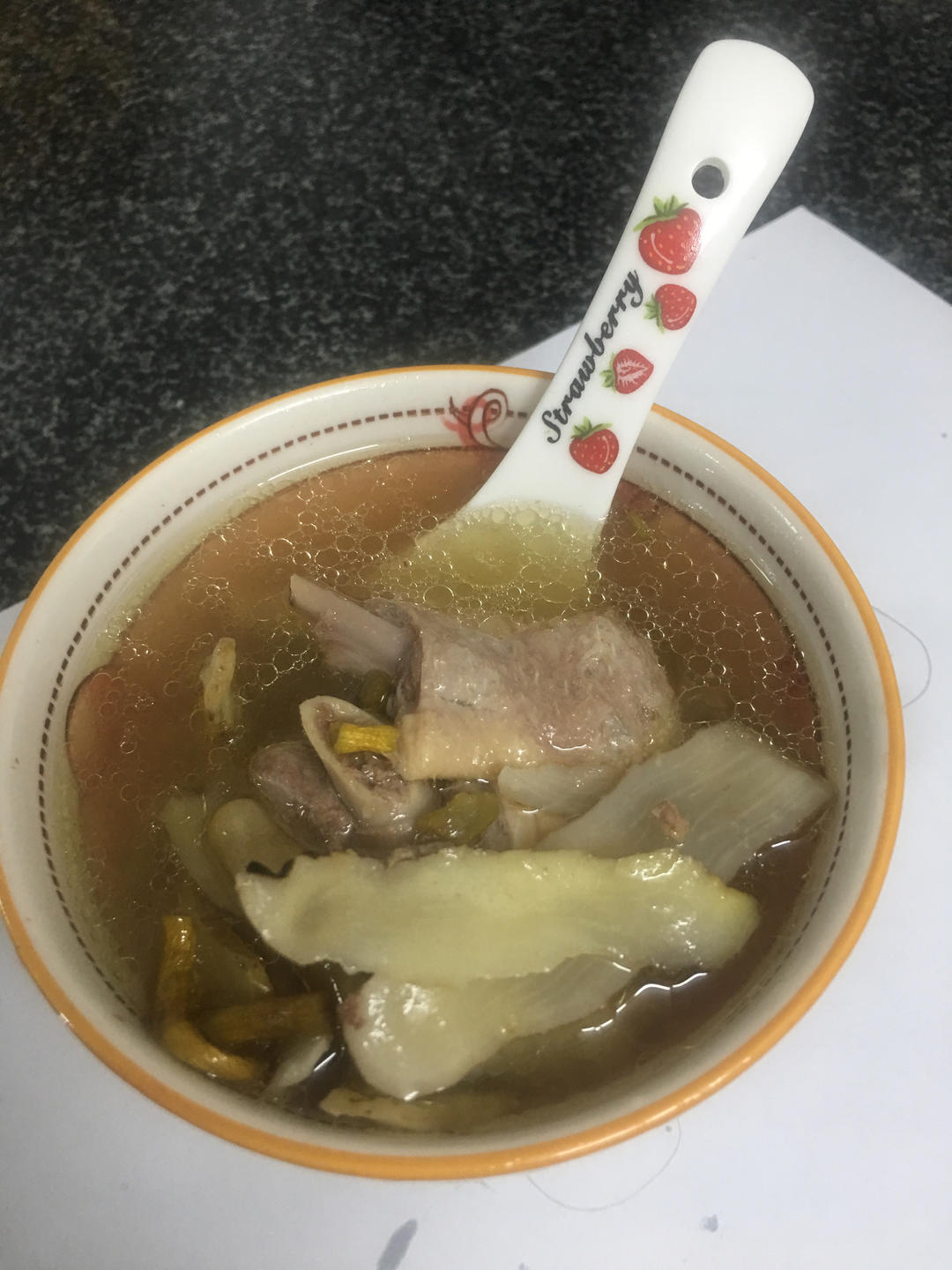 石斛麦冬玉竹鸭汤