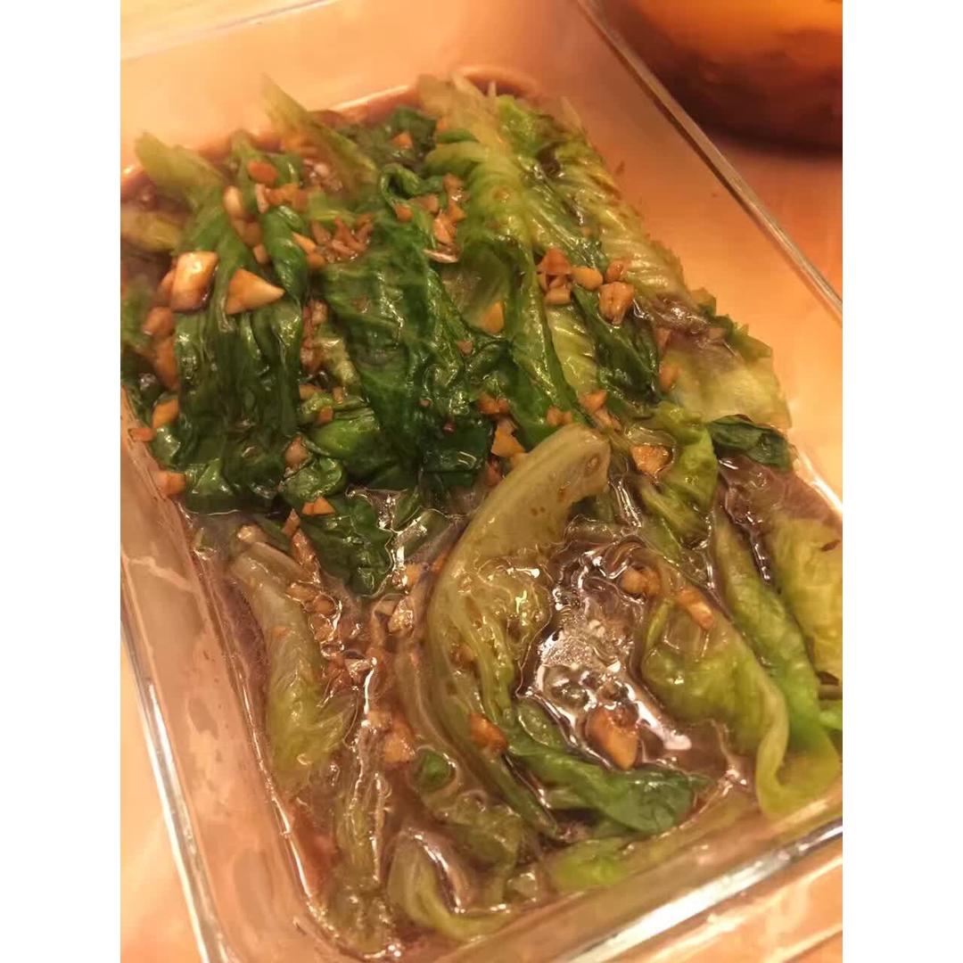 白灼西生菜