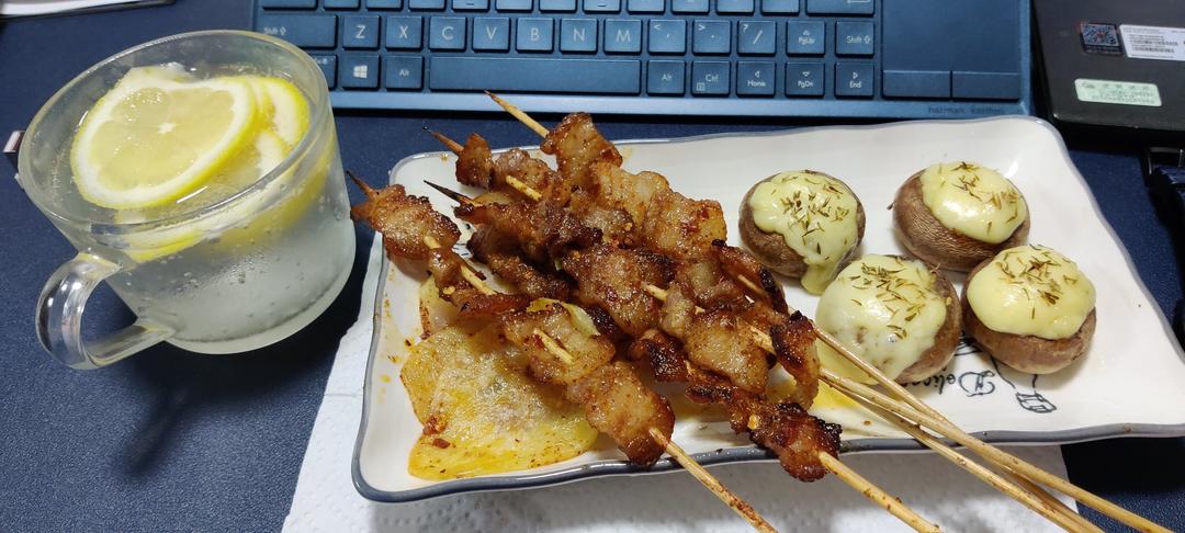 烤蘑菇