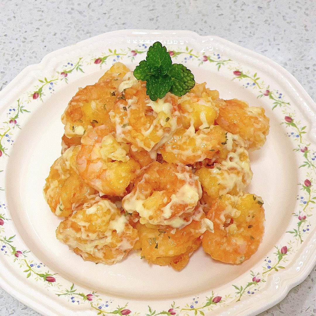 柏悦平替版芥末虾球