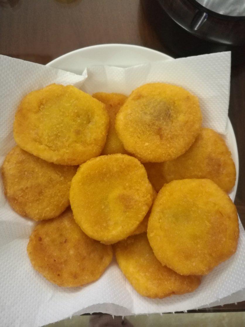 雪花南瓜饼
