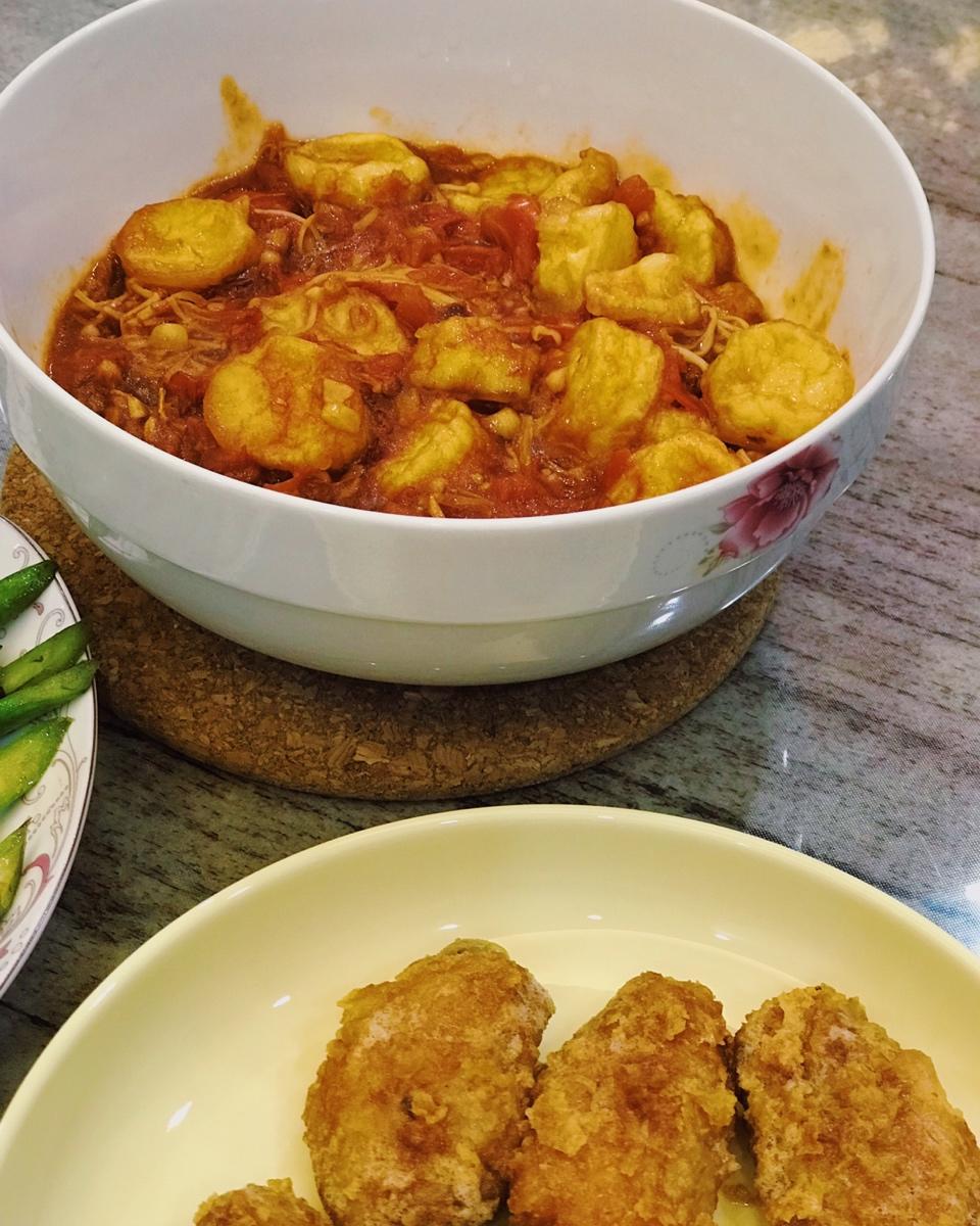 番茄金针菇日本豆腐