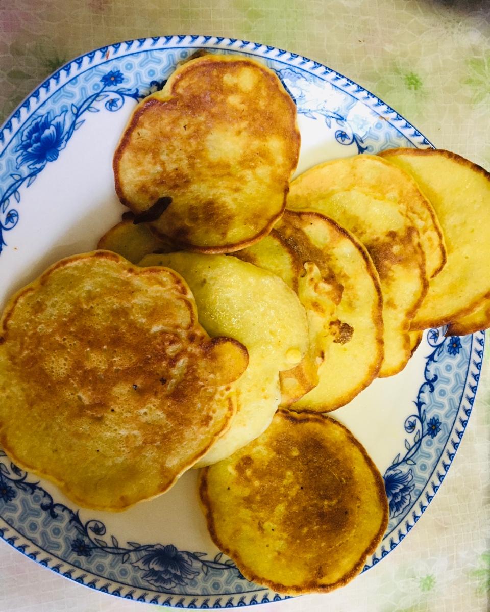 香蕉牛奶鸡蛋饼——免糖少油版