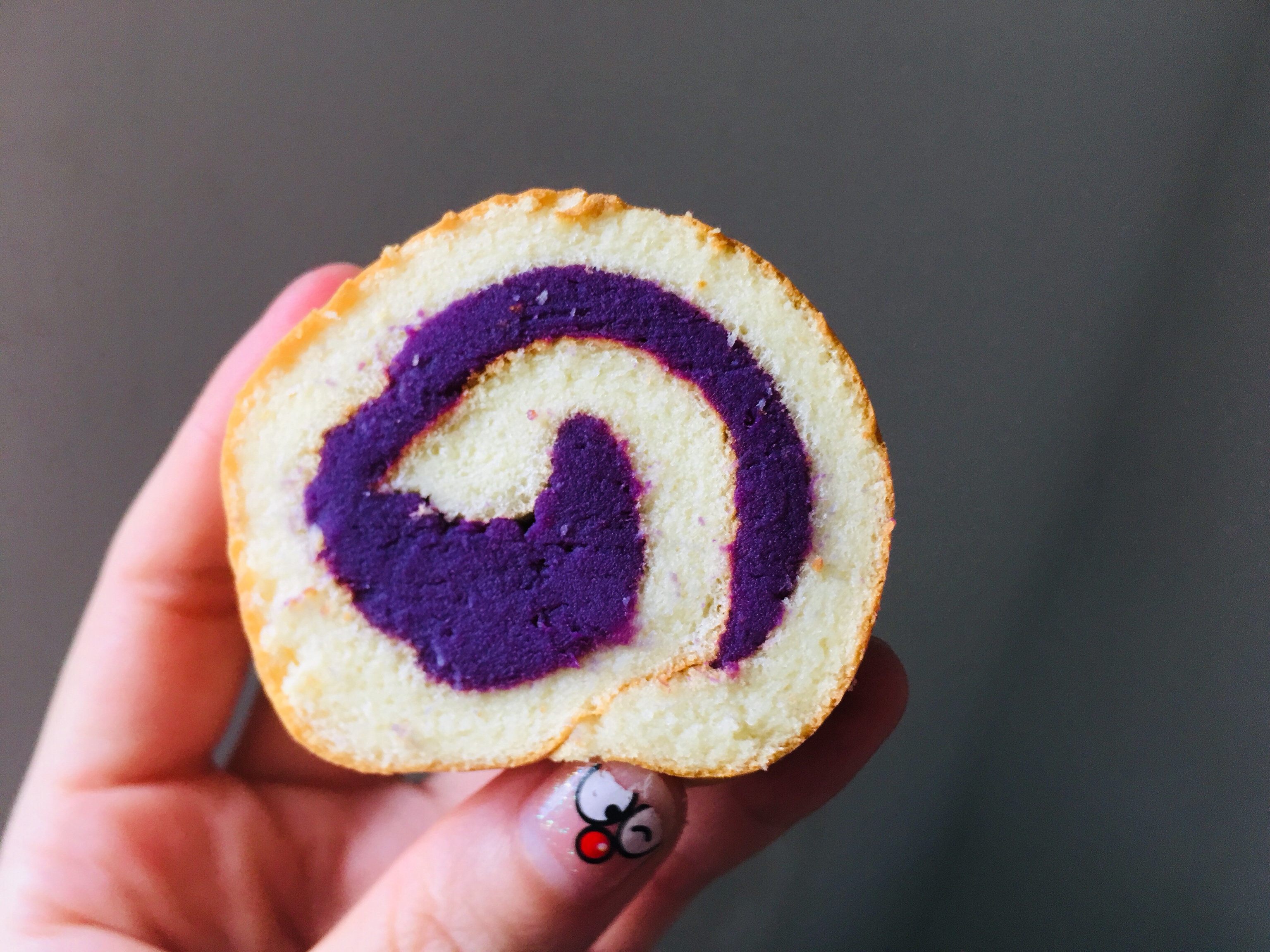 木糖醇版低脂饱腹的紫薯蛋糕卷的做法