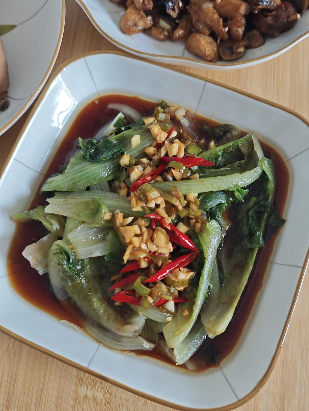 广式白灼生菜(酒店配方)