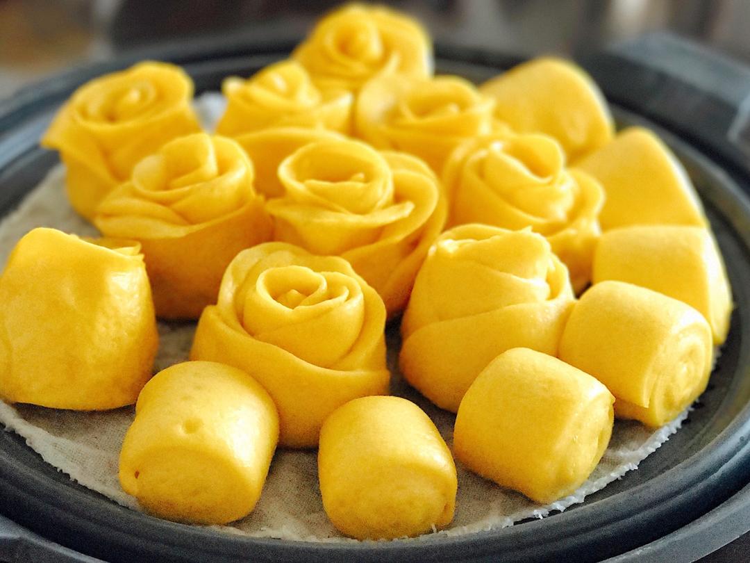 玫瑰花馒头