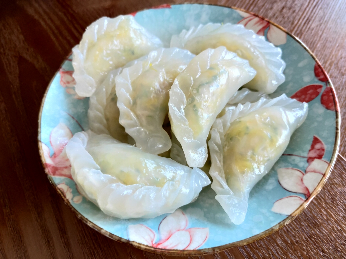 素食黄金水晶饺的做法 步骤15
