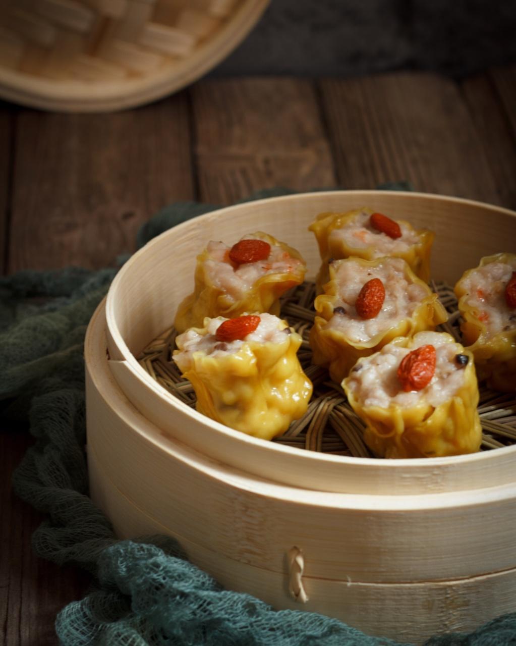 甜觅食光做的黄金流沙包&干蒸烧麦