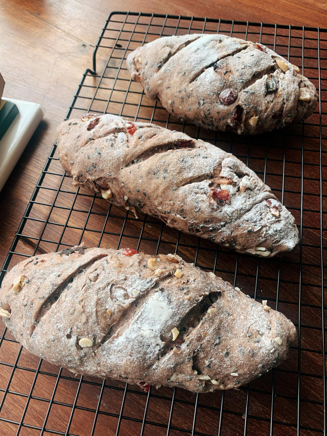 核桃蔓越莓软欧包