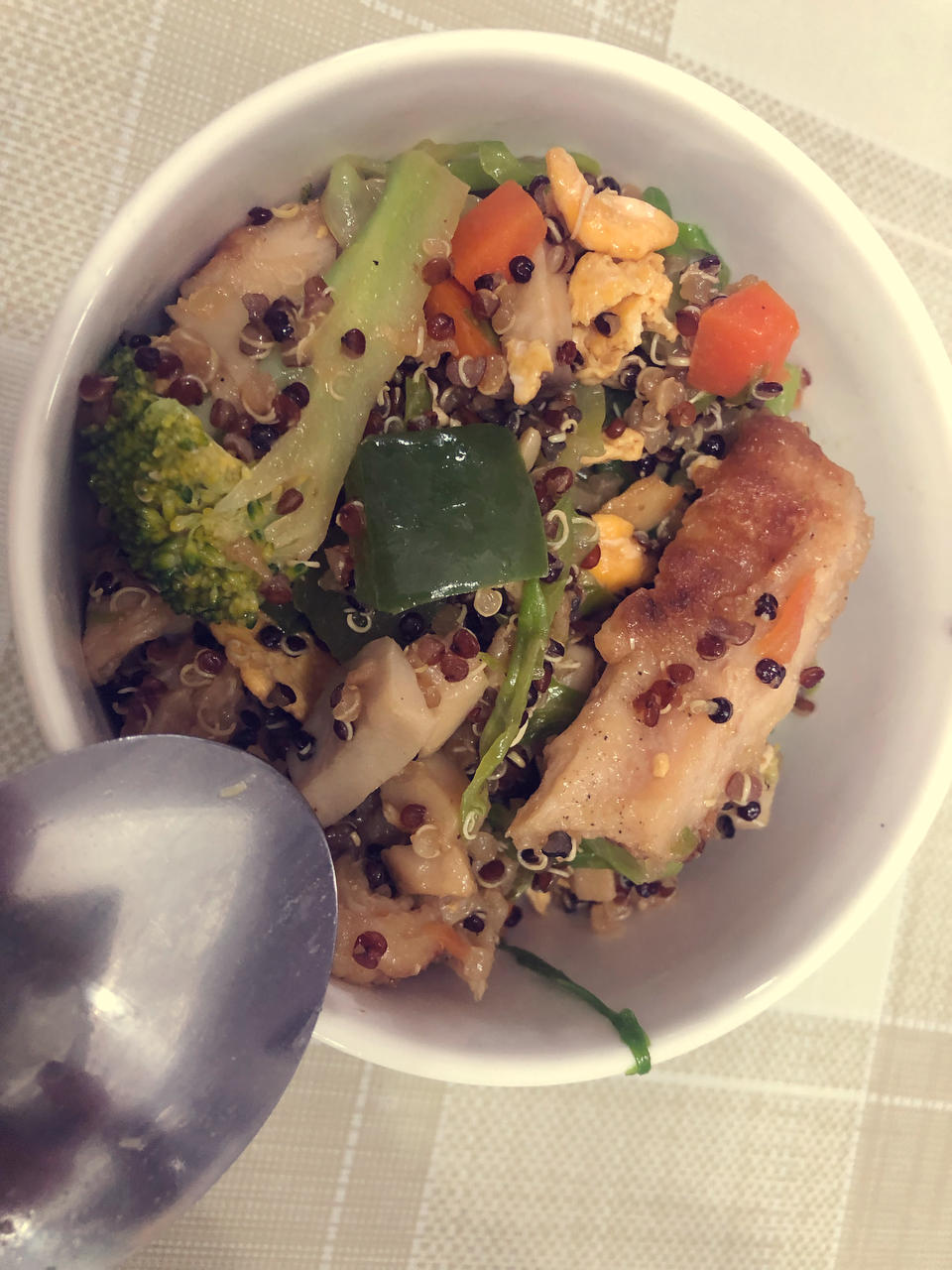 减脂三色藜麦饭