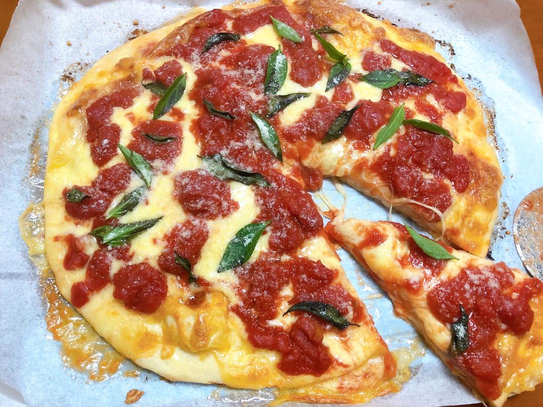 【姜食堂3】Half一块姜虎东披萨/李秀根披萨（冷藏发酵版玛格丽特披萨）