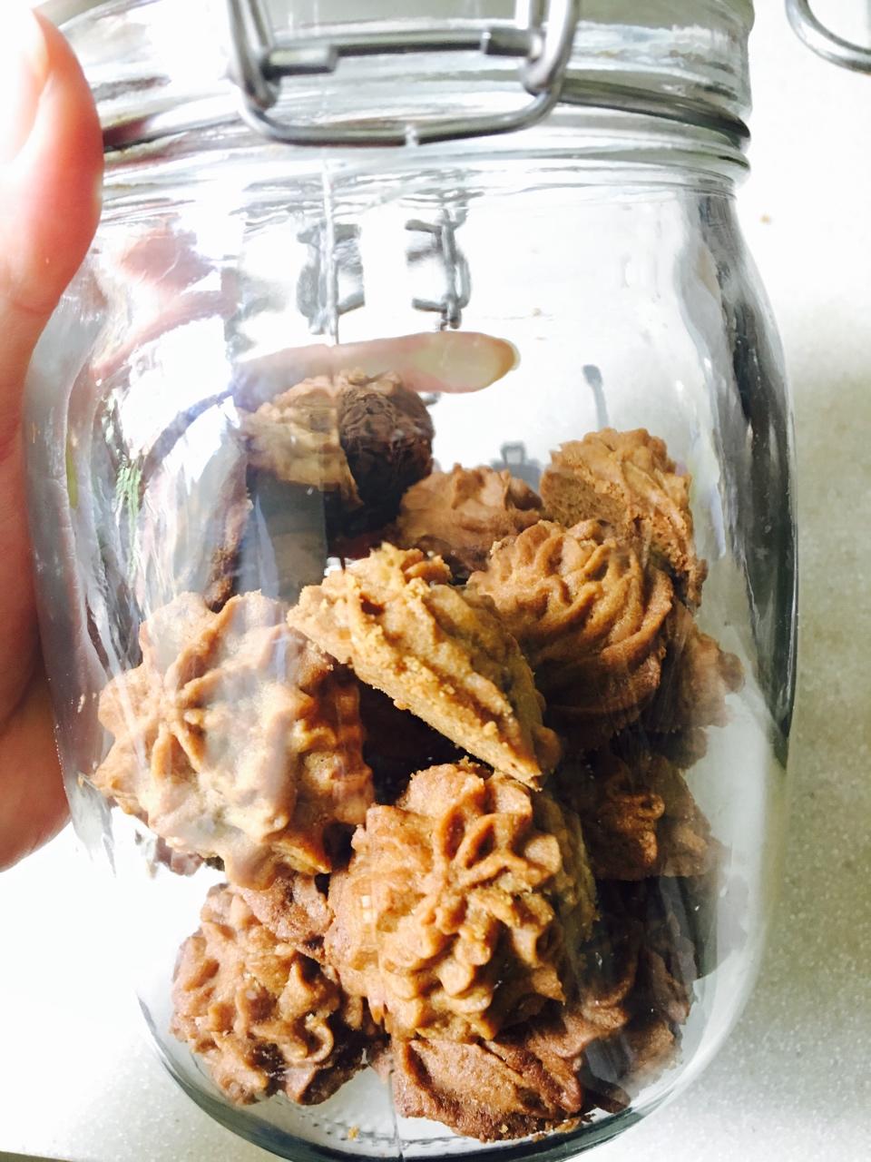 (珍妮曲奇+网红曲奇)咖啡小花配方/烘焙视频饼干篇2