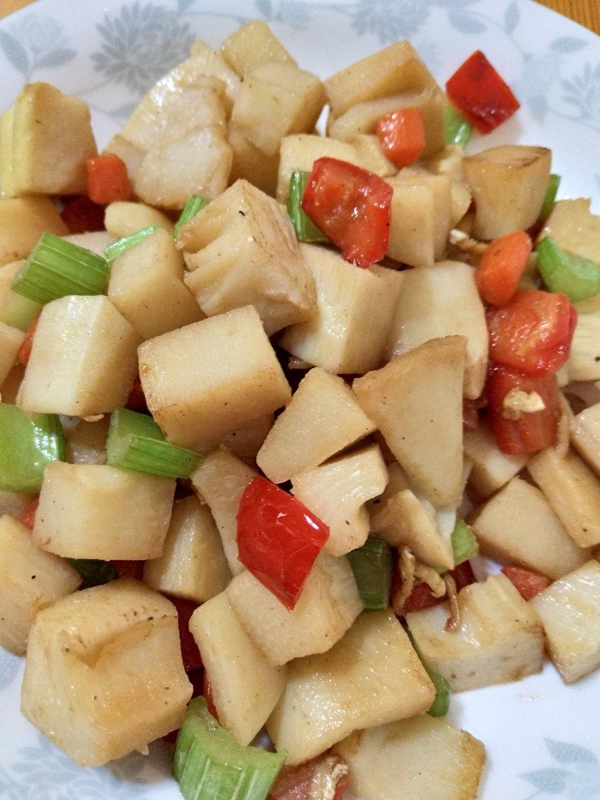 和平明光做的素炒笋丁