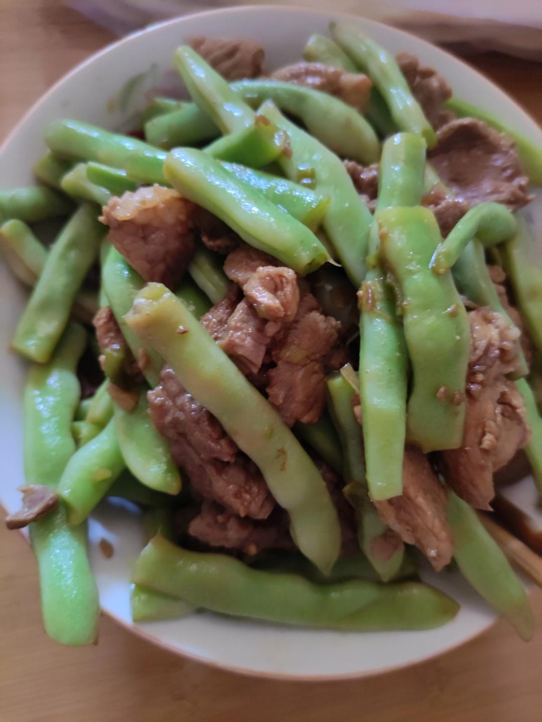 米豆角炒肉