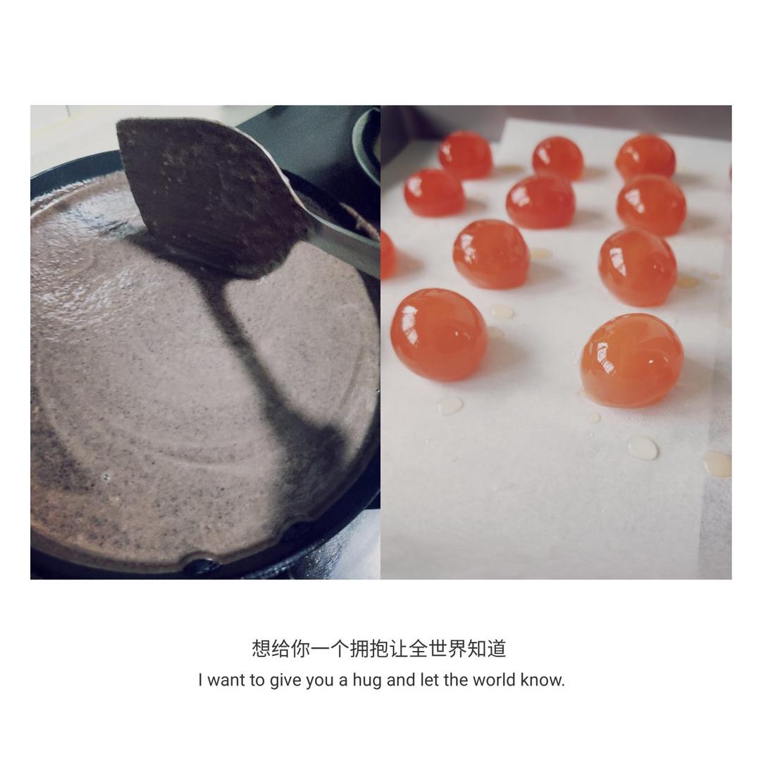 蛋黄酥（超详细步骤，附红豆沙馅做法）