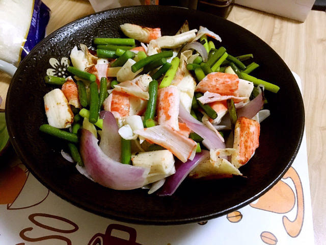蟹肉棒炒青椒