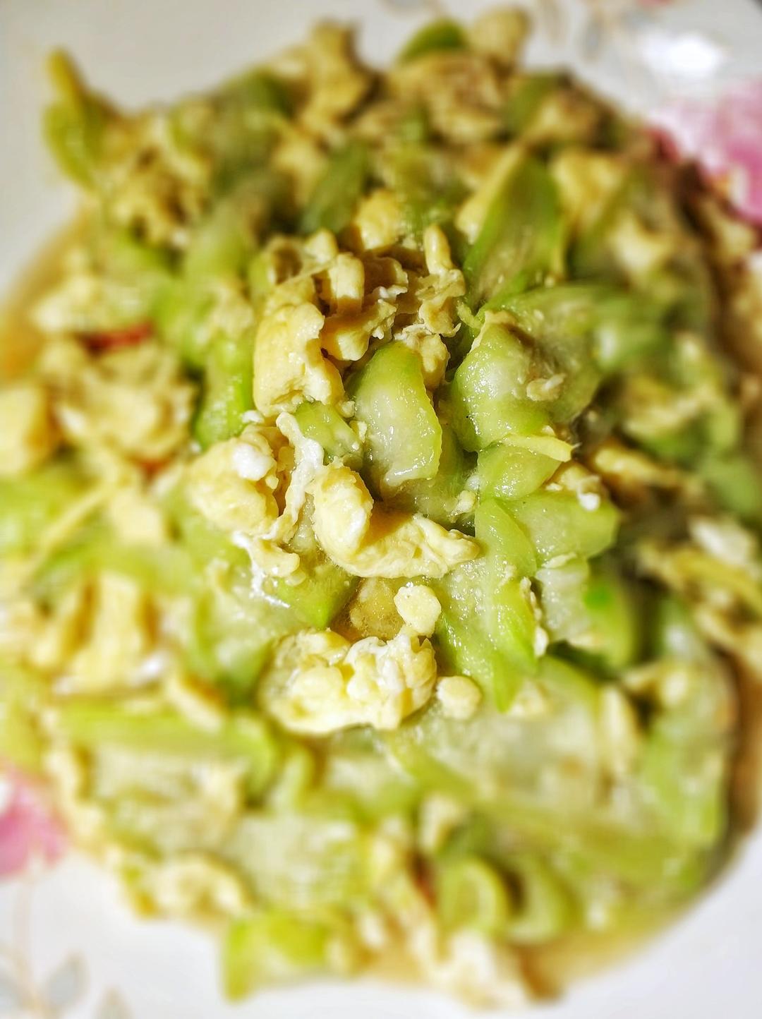 丝瓜炒蛋