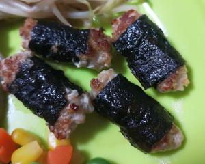 Baby海苔肉卷的做法 步骤3