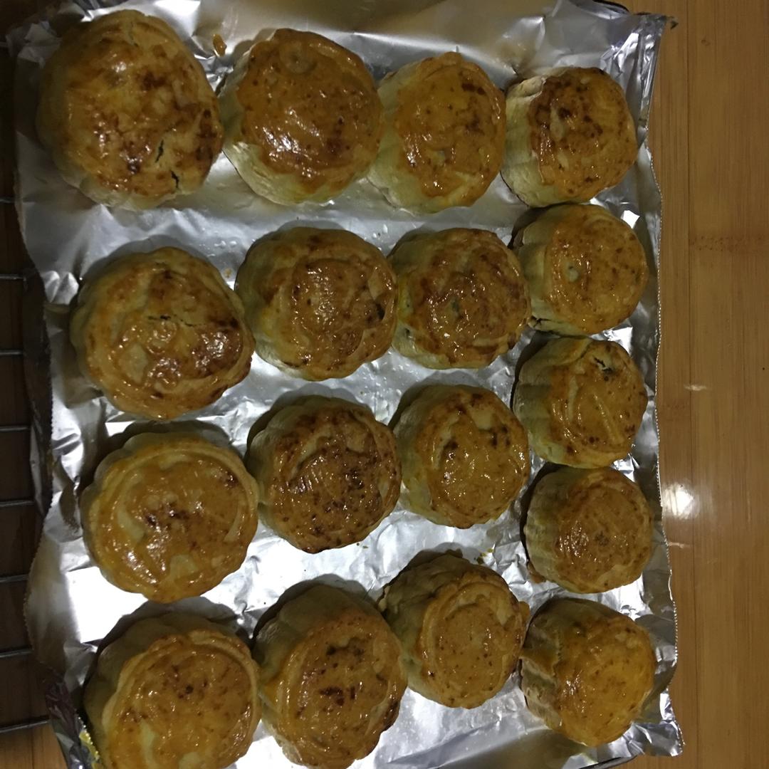 五仁月饼～不用转化糖浆的版本