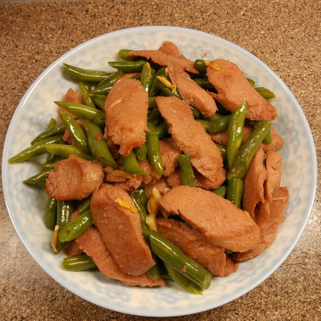 豆角香肠