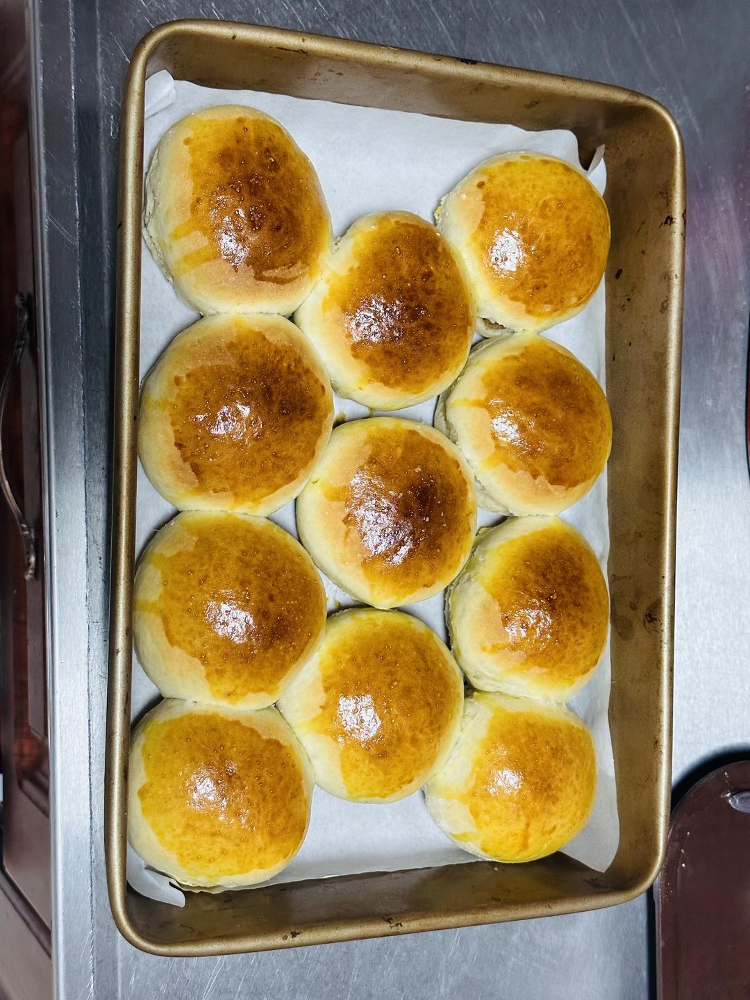 普通面粉做的柔软小餐包