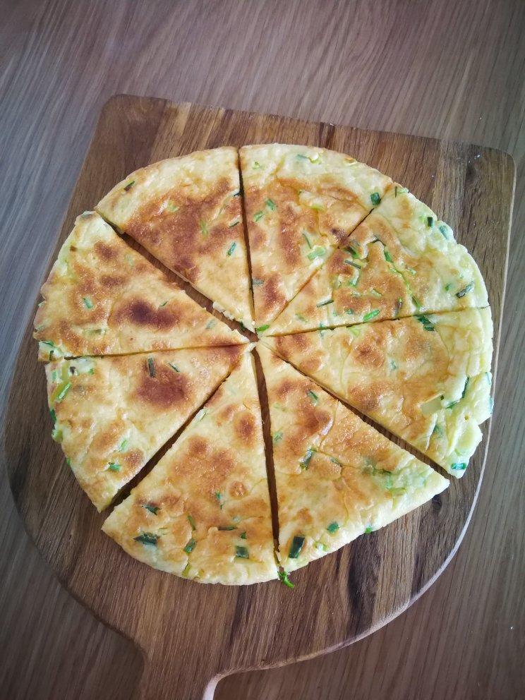用葱花鸡蛋饼来唤醒你清晨的味蕾