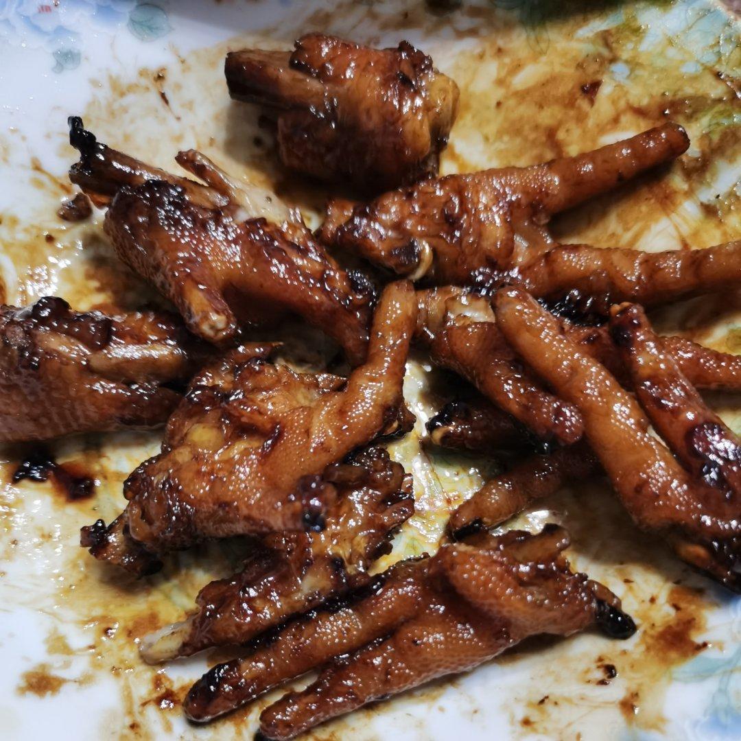 香辣烧鸡爪