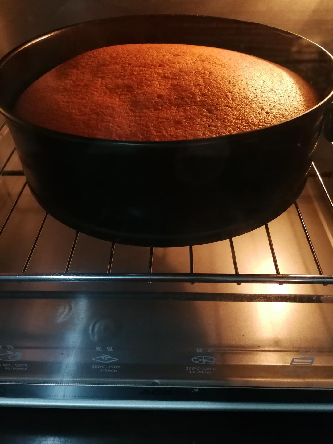 烤箱做蛋糕（戚风蛋糕的做法）