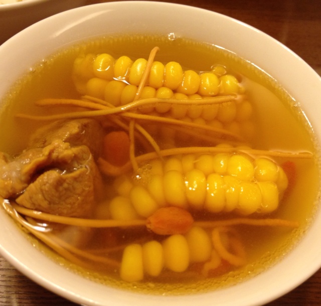 虫草花干贝玉米汤
