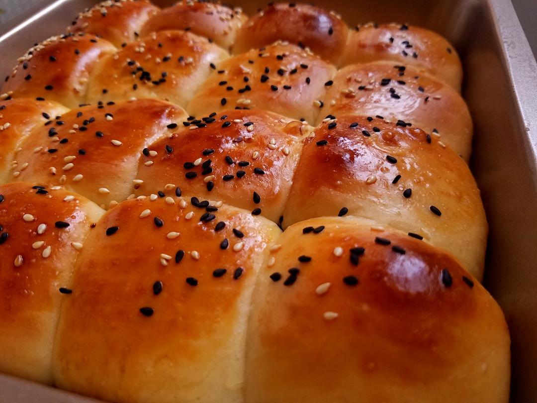 新手一发：奶香小面包