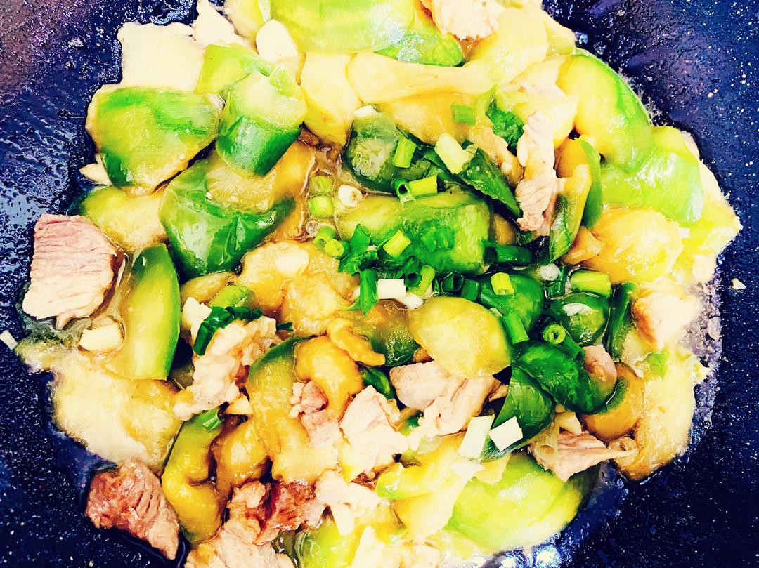 家常菜～青茄肉片的做法